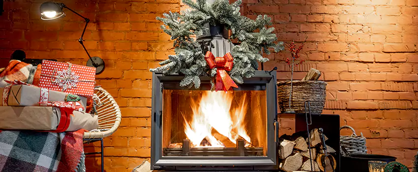 Travis Industries Linear Gas Fireplace Installation in Matteson, Illinois