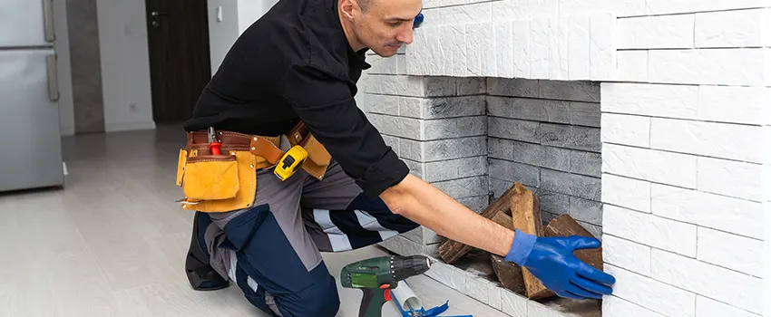 Fireplace Damaged Damper Frame Repair Services in Matteson, Illinois