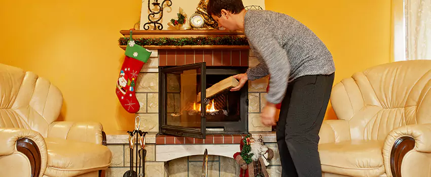 Rusted Metal Fireplace Restoration in Matteson, Illinois