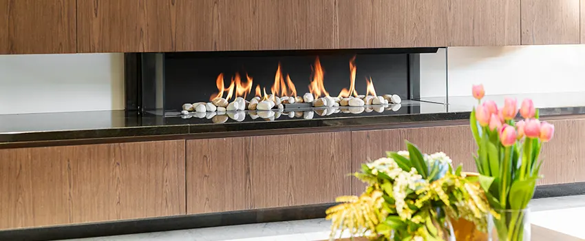 Double-height Fireplace Design Refurbishment in Matteson, Illinois