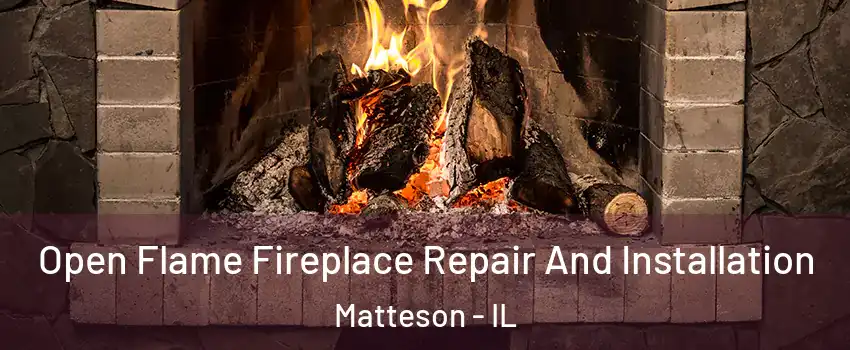  Open Flame Fireplace Repair And Installation Matteson - IL